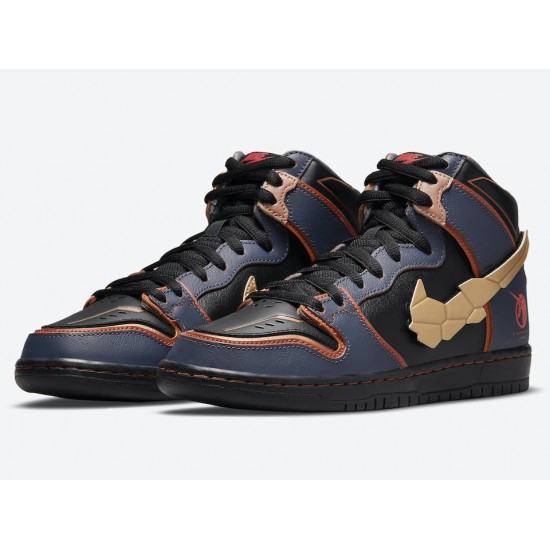 Gundam x Nike SB Dunk High 'Banshee' DH7717-400 Gundam x Nike SB Dunk High 'Banshee' DH7717-400