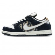 Nike Dunk SB 'SB Dior' White Ink Blue custom made