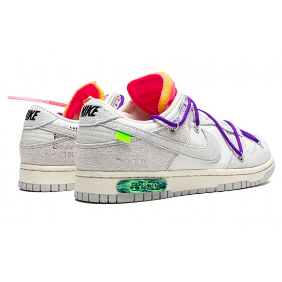 OFF-WHITE X NIKE DUNK LOW 'LOT 15 OF 50' DJ0950-101 OFF-WHITE X NIKE DUNK LOW 'LOT 15 OF 50' DJ0950-101