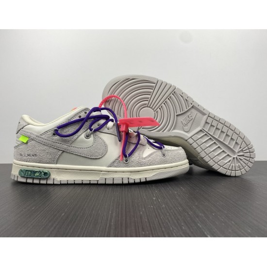 OFF-WHITE X NIKE DUNK LOW 'LOT 15 OF 50' DJ0950-101 OFF-WHITE X NIKE DUNK LOW 'LOT 15 OF 50' DJ0950-101