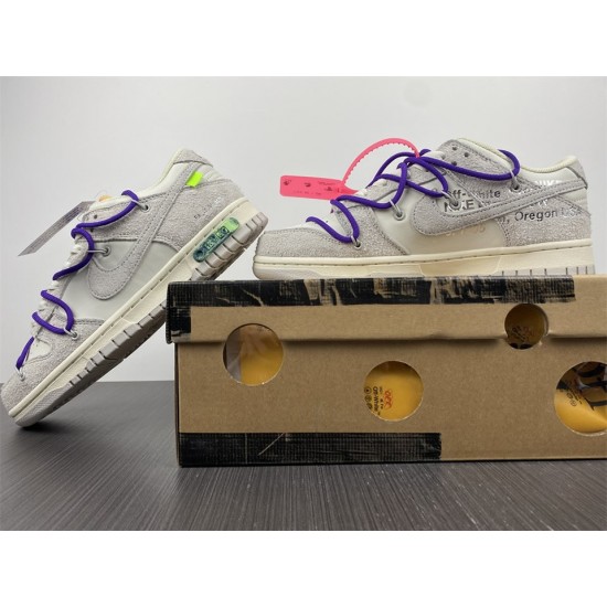 OFF-WHITE X NIKE DUNK LOW 'LOT 15 OF 50' DJ0950-101 OFF-WHITE X NIKE DUNK LOW 'LOT 15 OF 50' DJ0950-101