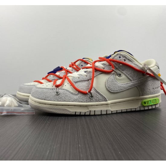 OFF-WHITE X NIKE DUNK LOW 'LOT 13 OF 50' DJ0950-110 OFF-WHITE X NIKE DUNK LOW 'LOT 13 OF 50' DJ0950-110