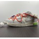 OFF-WHITE X NIKE DUNK LOW 'LOT 13 OF 50' DJ0950-110 OFF-WHITE X NIKE DUNK LOW 'LOT 13 OF 50' DJ0950-110