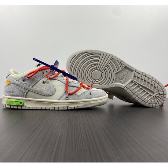 OFF-WHITE X NIKE DUNK LOW 'LOT 13 OF 50' DJ0950-110 OFF-WHITE X NIKE DUNK LOW 'LOT 13 OF 50' DJ0950-110