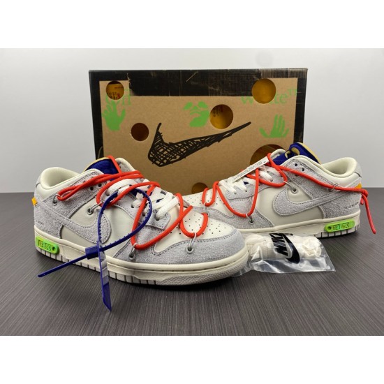 OFF-WHITE X NIKE DUNK LOW 'LOT 13 OF 50' DJ0950-110 OFF-WHITE X NIKE DUNK LOW 'LOT 13 OF 50' DJ0950-110