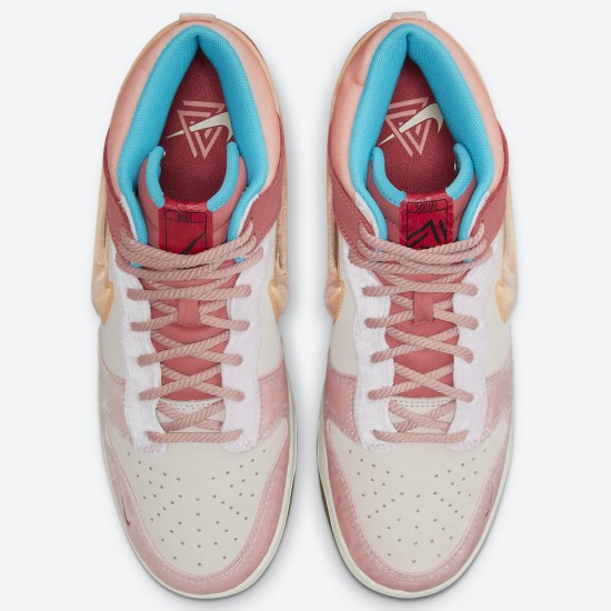 SOCIAL STATUS X NIKE DUNK MID 'STRAWBERRY MILK' DJ1173-600 SOCIAL STATUS X NIKE DUNK MID 'STRAWBERRY MILK' DJ1173-600