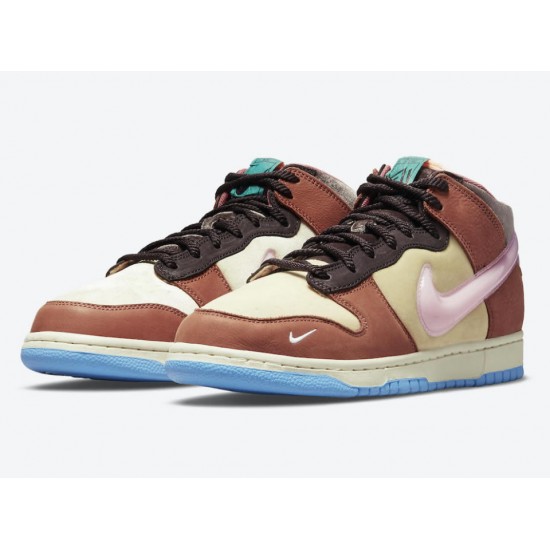 Social Status x Nike Dunk Mid 'Chocolate Milk' DJ1173-700 Social Status x Nike Dunk Mid 'Chocolate Milk' DJ1173-700