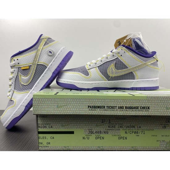 UNION LA X NIKE DUNK LOW 'PASSPORT PACK - COURT PURPLE' 2022 DJ9649-500