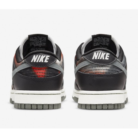 NIKE DUNK LOW 'GRAFFITI PACK - BLACK RED' 2022 DM0108-001 NIKE DUNK LOW 'GRAFFITI PACK - BLACK RED' 2022 DM0108-001