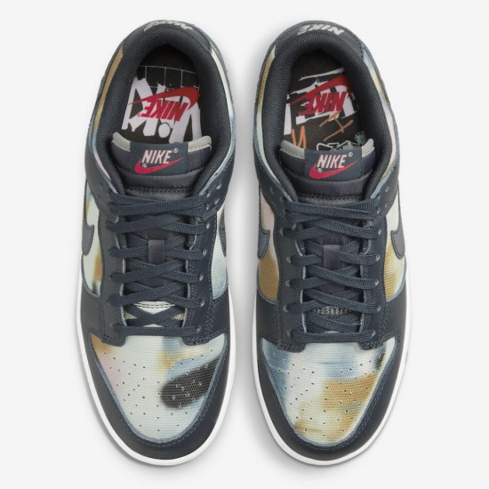 NIKE DUNK LOW RETRO PREMIUM 'GRAFFITI PACK - OBSIDIAN' 2022 DM0108-400 NIKE DUNK LOW RETRO PREMIUM 'GRAFFITI PACK - OBSIDIAN' 2022 DM0108-400