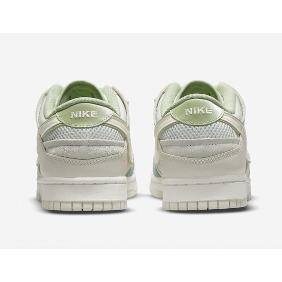 NIKE DUNK SCRAP SE 'GREY HAZE OIL GREEN' 2021 DM0802-001 NIKE DUNK SCRAP SE 'GREY HAZE OIL GREEN' 2021 DM0802-001