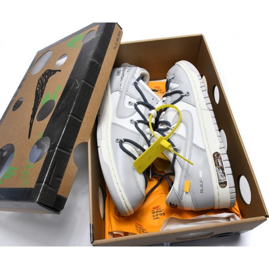 OFF-WHITE X NIKE DUNK LOW 'LOT 41 OF 50' DM1602-105 OFF-WHITE X NIKE DUNK LOW 'LOT 41 OF 50' DM1602-105
