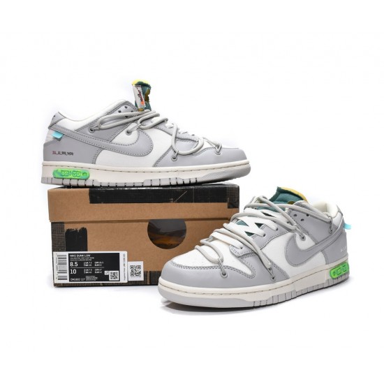 OFF-WHITE X NIKE DUNK LOW 'LOT 42 OF 50' DM1602-117 OFF-WHITE X NIKE DUNK LOW 'LOT 42 OF 50' DM1602-117