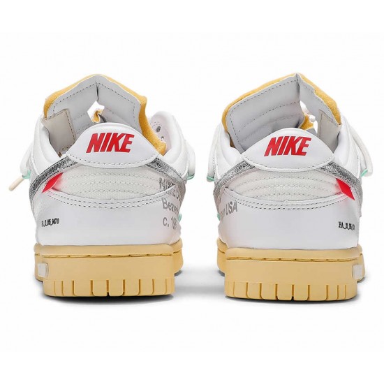 OFF-WHITE X NIKE DUNK LOW 'LOT 01 OF 50' DM1602-127 OFF-WHITE X NIKE DUNK LOW 'LOT 01 OF 50' DM1602-127