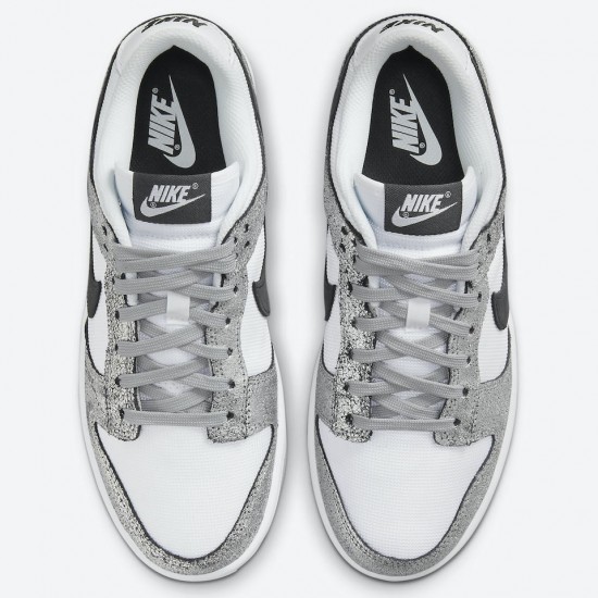 Nike Dunk Low Silver Cracked Leather Shimmer DO5882-001 Nike Dunk Low Silver Cracked Leather Shimmer DO5882-001