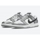 Nike Dunk Low Silver Cracked Leather Shimmer DO5882-001 Nike Dunk Low Silver Cracked Leather Shimmer DO5882-001
