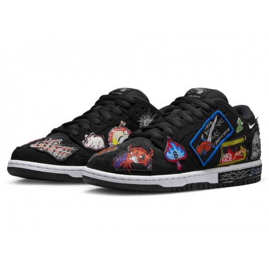 NECKFACE X NIKE DUNK LOW PRO SB 'BLACK' 2022 DQ4488-001 NECKFACE X NIKE DUNK LOW PRO SB 'BLACK' 2022 DQ4488-001