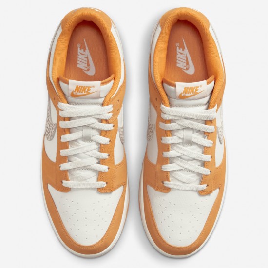 NIKE DUNK LOW 'SAFARI SWOOSH - KUMQUAT' 2022 DR0156-800 NIKE DUNK LOW 'SAFARI SWOOSH - KUMQUAT' 2022 DR0156-800
