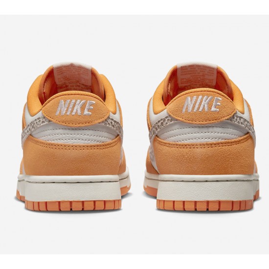 NIKE DUNK LOW 'SAFARI SWOOSH - KUMQUAT' 2022 DR0156-800 NIKE DUNK LOW 'SAFARI SWOOSH - KUMQUAT' 2022 DR0156-800