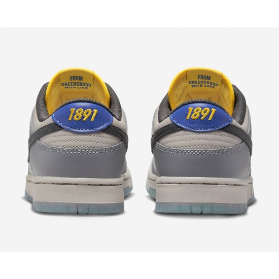 NORTH CAROLINA A&T STATE X NIKE DUNK LOW 'AGGIES' 2022 DR6187-001 NORTH CAROLINA A&T STATE X NIKE DUNK LOW 'AGGIES' 2022 DR6187-001