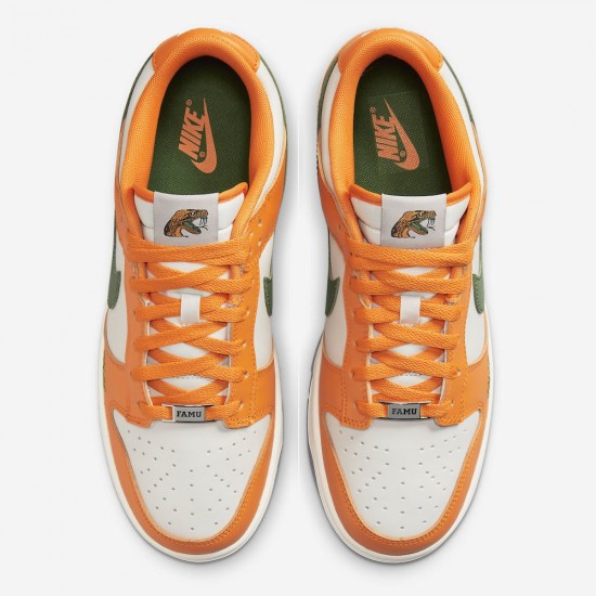 FLORIDA A&M UNIVERSITY X NIKE DUNK LOW 'RATTLERS' 2022 DR6188-800 FLORIDA A&M UNIVERSITY X NIKE DUNK LOW 'RATTLERS' 2022 DR6188-800