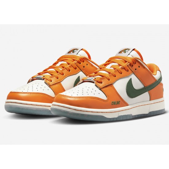 FLORIDA A&M UNIVERSITY X NIKE DUNK LOW 'RATTLERS' 2022 DR6188-800 FLORIDA A&M UNIVERSITY X NIKE DUNK LOW 'RATTLERS' 2022 DR6188-800