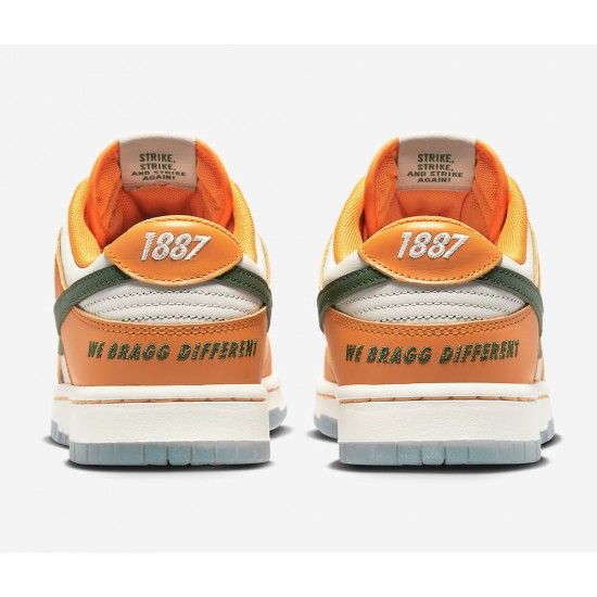 FLORIDA A&M UNIVERSITY X NIKE DUNK LOW 'RATTLERS' 2022 DR6188-800 FLORIDA A&M UNIVERSITY X NIKE DUNK LOW 'RATTLERS' 2022 DR6188-800