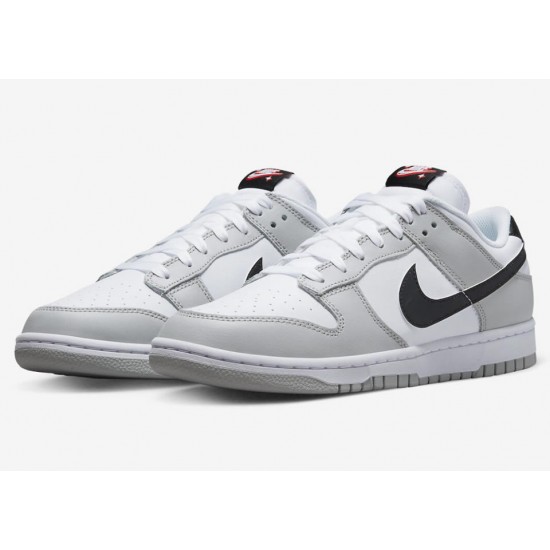 NIKE DUNK LOW SE 'LOTTERY PACK - GREY FOG' 2022 DR9654-001 NIKE DUNK LOW SE 'LOTTERY PACK - GREY FOG' 2022 DR9654-001