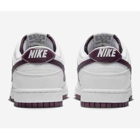 NIKE DUNK LOW 'WHITE NIGHT MAROON' 2023 DV0831-102 NIKE DUNK LOW 'WHITE NIGHT MAROON' 2023 DV0831-102