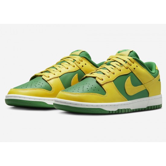NIKE DUNK LOW 'REVERSE BRAZIL' 2023 DV0833-300 NIKE DUNK LOW 'REVERSE BRAZIL' 2023 DV0833-300