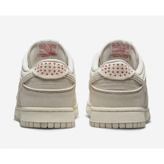 NIKE DUNK LOW 'SASHIKO - LIGHT OREWOOD BROWN' 2023 DV0834-100 NIKE DUNK LOW 'SASHIKO - LIGHT OREWOOD BROWN' 2023 DV0834-100