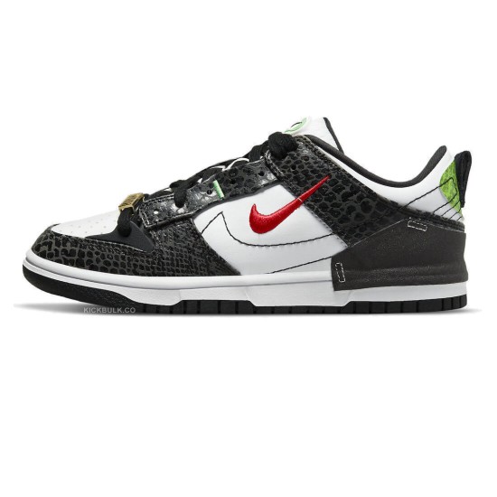 NIKE DUNK LOW DISRUPT 2 'JUST DO IT - BLACK SNAKESKIN' WMNS 2022 DV1490-161 NIKE DUNK LOW DISRUPT 2 'JUST DO IT - BLACK SNAKESKIN' WMNS 2022 DV1490-161