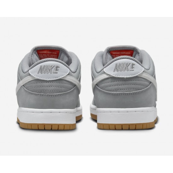 NIKE DUNK LOW PRO ISO SB 'WOLF GREY GUM' 2023 DV5464-001 NIKE DUNK LOW PRO ISO SB 'WOLF GREY GUM' 2023 DV5464-001