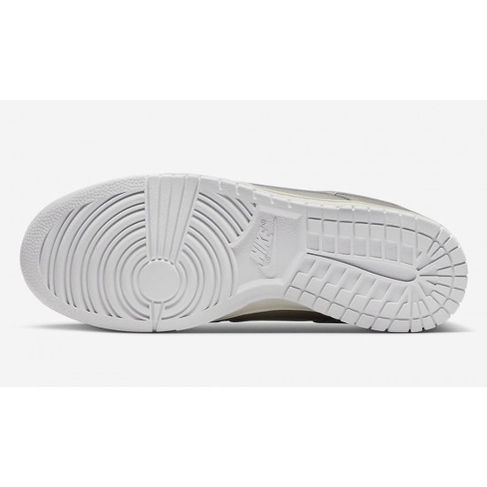 NIKE DUNK LOW SE 'METALLIC SILVER' 2022 DX3197-095 NIKE DUNK LOW SE 'METALLIC SILVER' 2022 DX3197-095