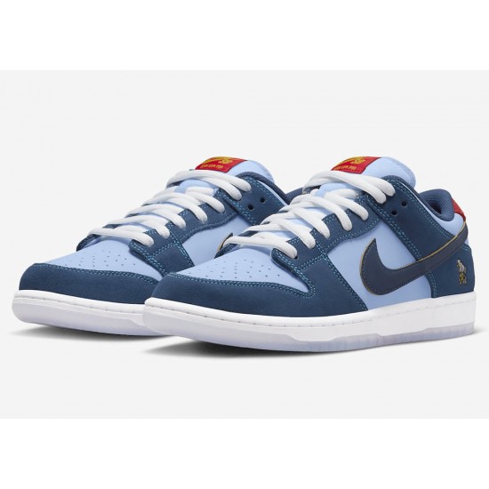 WHY SO SAD? X NIKE DUNK LOW SB 'THE PREDATORY BIRD' 2022 DX5549-400 WHY SO SAD? X NIKE DUNK LOW SB 'THE PREDATORY BIRD' 2022 DX5549-400