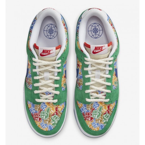NIKE DUNK LOW 'FOAM FINGER' 2022 DZ5184-300 NIKE DUNK LOW 'FOAM FINGER' 2022 DZ5184-300