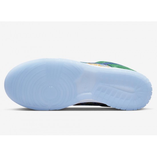 NIKE DUNK LOW 'FOAM FINGER' 2022 DZ5184-300 NIKE DUNK LOW 'FOAM FINGER' 2022 DZ5184-300