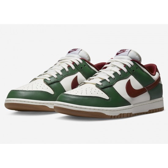 NIKE DUNK LOW 'GORGE GREEN TEAM RED' 2022 FB7160-161