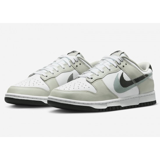 NIKE DUNK LOW 'SPRAY PAINT SWOOSH' 2022 FD0661-100 NIKE DUNK LOW 'SPRAY PAINT SWOOSH' 2022 FD0661-100