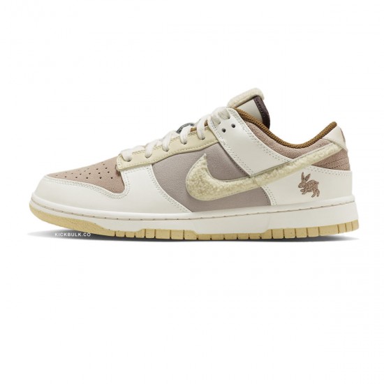 NIKE DUNK LOW 'YEAR OF THE RABBIT - WHITE TAUPE' 2023 FD4203-211 NIKE DUNK LOW 'YEAR OF THE RABBIT - WHITE TAUPE' 2023 FD4203-211