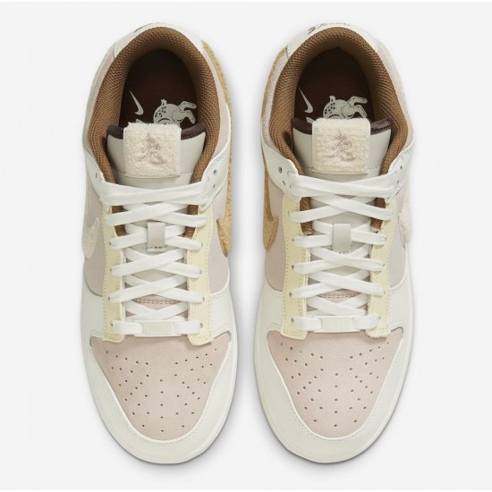 NIKE DUNK LOW 'YEAR OF THE RABBIT - WHITE TAUPE' 2023 FD4203-211 NIKE DUNK LOW 'YEAR OF THE RABBIT - WHITE TAUPE' 2023 FD4203-211