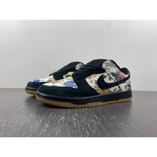 SUPREME X DUNK LOW SB 'RAMMELLZEE' 2023 FD8778-001