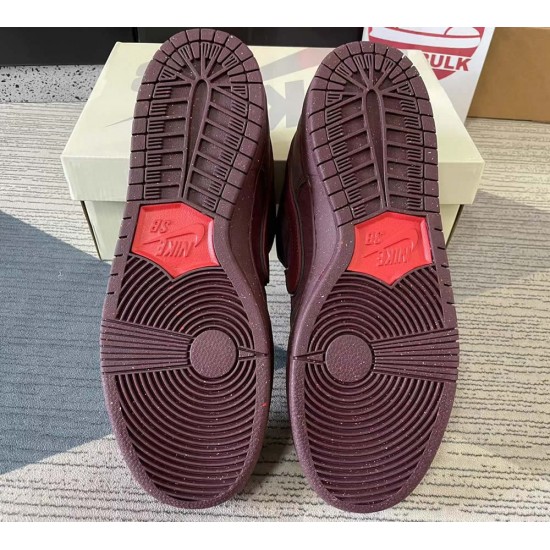 NIKE DUNK LOW PREMIUM SB 'CITY OF LOVE COLLECTION - BURGUNDY CRUSH' 2024 FN0619-600 NIKE DUNK LOW PREMIUM SB 'CITY OF LOVE COLLECTION - BURGUNDY CRUSH' 2024 FN0619-600