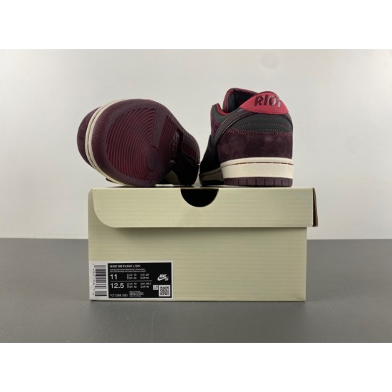 RIOT Skateshop x Dunk Low SB 'Mahogany Dark Beetroot' 2025 FZ1289-200 RIOT Skateshop x Dunk Low SB 'Mahogany Dark Beetroot' 2025 FZ1289-200