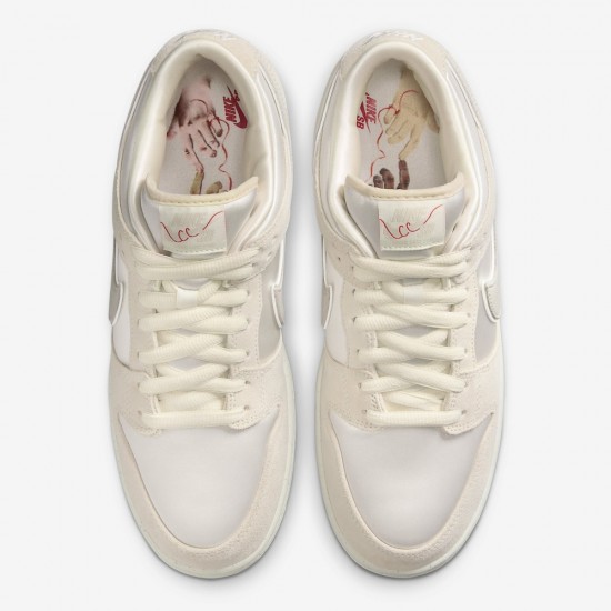 NIKE DUNK LOW PREMIUM SB 'CITY OF LOVE COLLECTION - LIGHT BONE' 2024 FZ5654-100 NIKE DUNK LOW PREMIUM SB 'CITY OF LOVE COLLECTION - LIGHT BONE' 2024 FZ5654-100