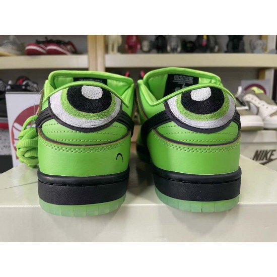 THE POWERPUFF GIRLS X DUNK LOW PRO SB QS 'BUTTERCUP' 2023 FZ8319-300 THE POWERPUFF GIRLS X DUNK LOW PRO SB QS 'BUTTERCUP' 2023 FZ8319-300