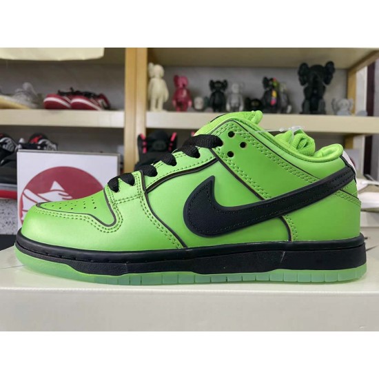 THE POWERPUFF GIRLS X DUNK LOW PRO SB QS 'BUTTERCUP' 2023 FZ8319-300 THE POWERPUFF GIRLS X DUNK LOW PRO SB QS 'BUTTERCUP' 2023 FZ8319-300