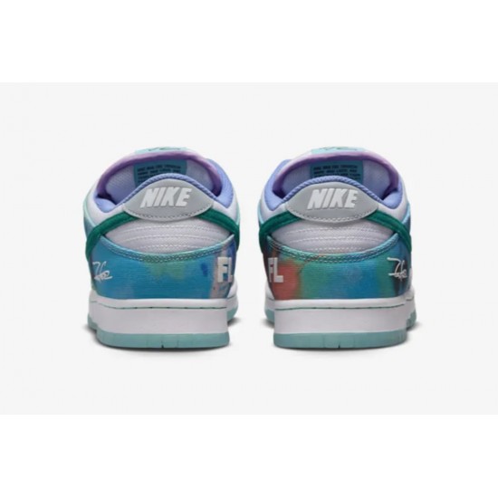 FUTURA LABORATORIES X DUNK LOW SB 'BLEACHED AQUA' 2024 HF6061-400 FUTURA LABORATORIES X DUNK LOW SB 'BLEACHED AQUA' 2024 HF6061-400