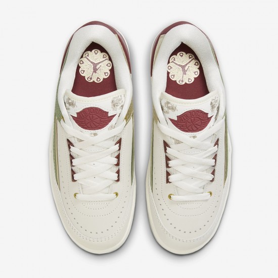 AIR JORDAN 2 RETRO LOW GS 'YEAR OF THE DRAGON' 2024 FJ6871-100 AIR JORDAN 2 RETRO LOW GS 'YEAR OF THE DRAGON' 2024 FJ6871-100