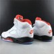 Nike AIR JORDAN 5 RETRO "FIRE RED SILVER TONGUE 2020" DA1911-102 Nike AIR JORDAN 5 RETRO "FIRE RED SILVER TONGUE 2020" DA1911-102